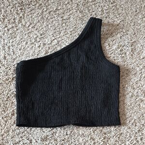 Cropped One Shoulder Top